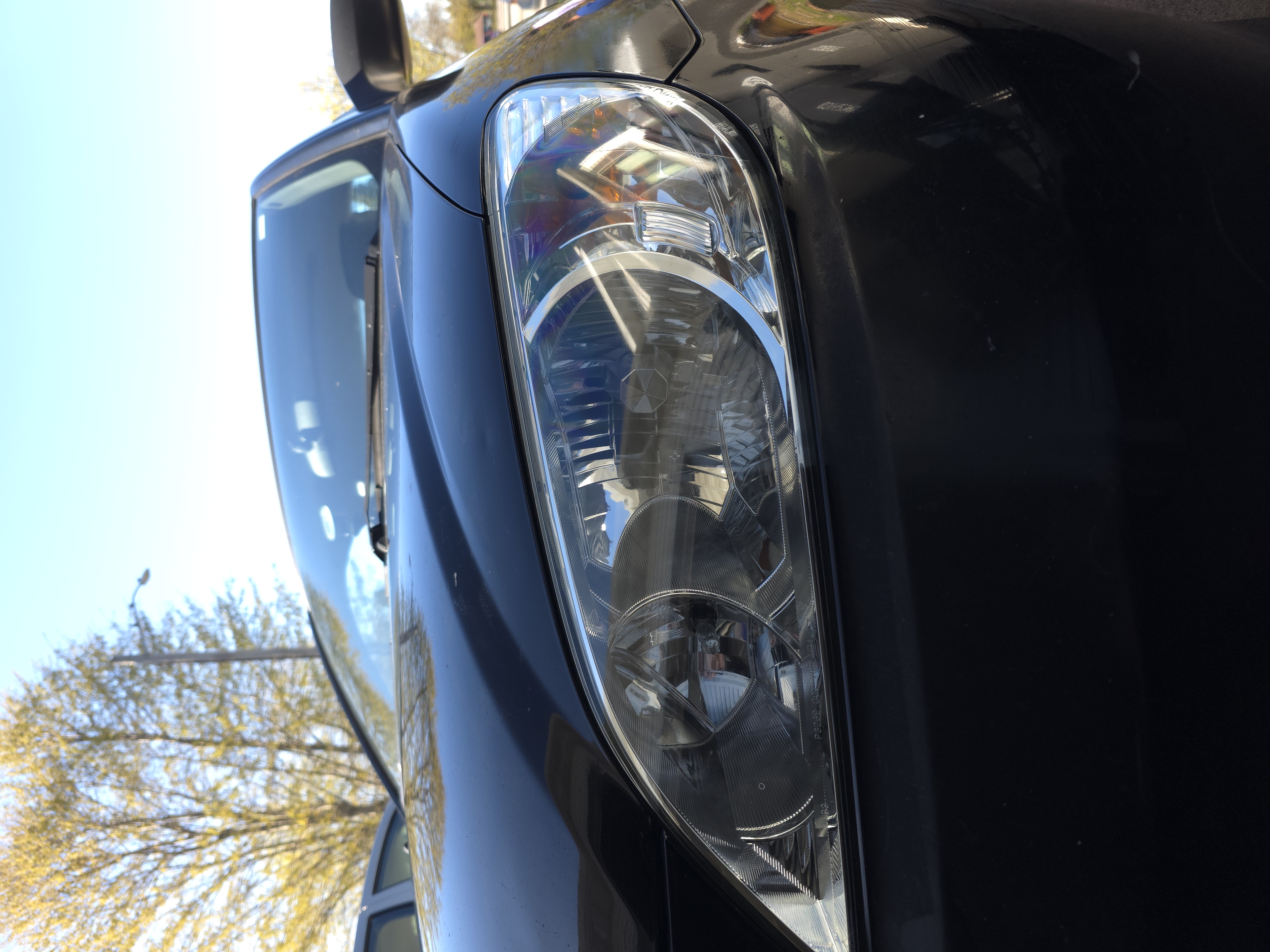 After headlight restoration