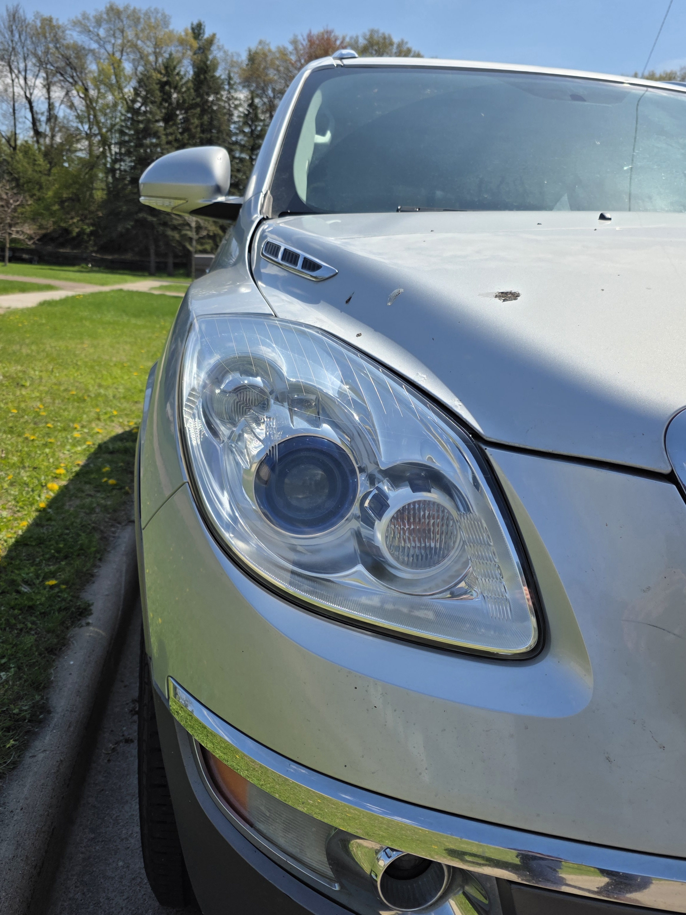 After headlight restoration