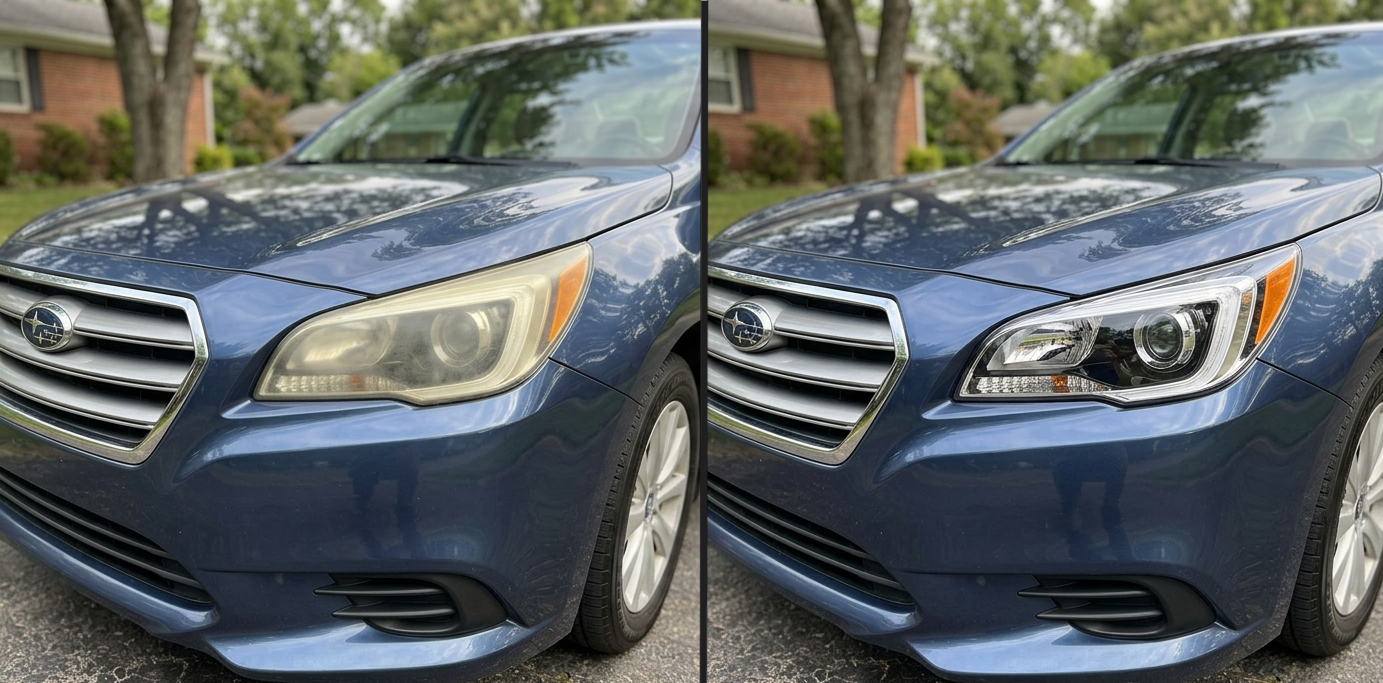 Headlight Restoration — Before & After